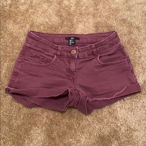 ⭐️ H&M US Size 2 Purple Shorts